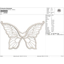 Filigree Butterfly Lace Embroidery-XLN206369