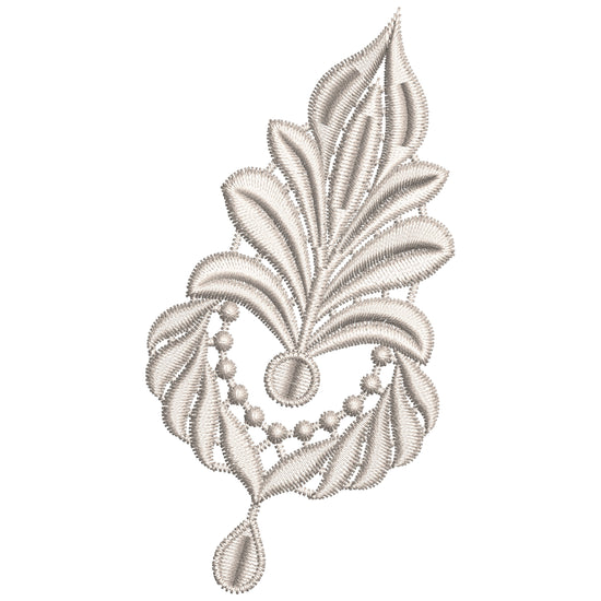 Plume & Pearl Lace Embroidery-XLN206452