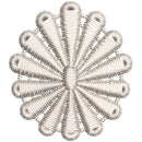 Radiant Spiral Lace Embroidery-N206495