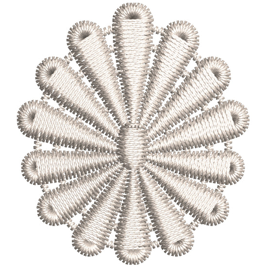 Radiant Spiral Lace Embroidery-N206495