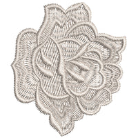 Lace Rose Embroidery-N207992