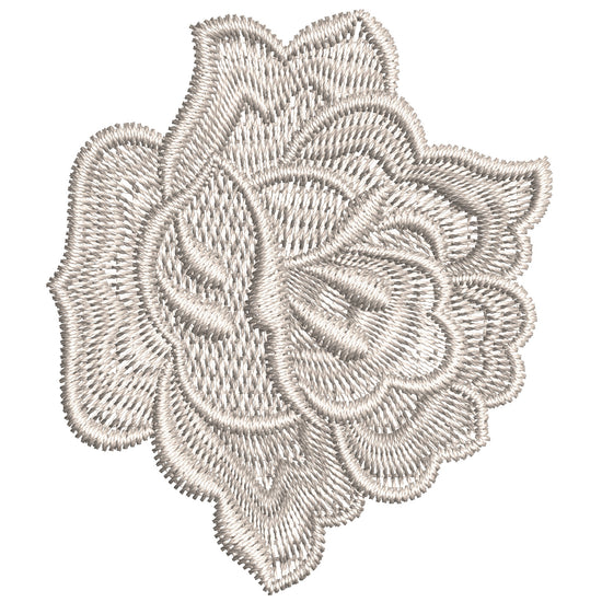 Lace Rose Embroidery-N207992