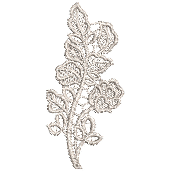 Vine & Leaf Lace Embroidery-N208169