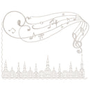 Melody & Skyline Lace Border Embroidery-N2408044