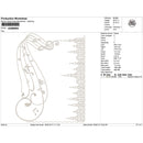 Melody & Skyline Lace Border Embroidery-N2408044