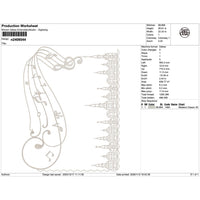 Melody & Skyline Lace Border Embroidery-N2408044