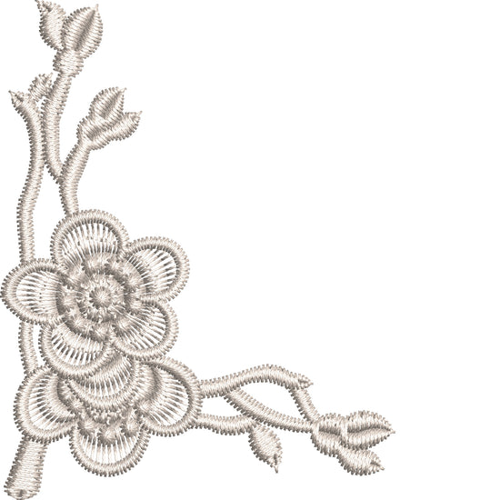 Blossom Branch Lace Embroidery-N306153