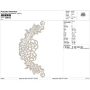 Floral Scroll Lace Embroidery-N306734