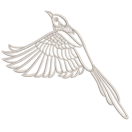Lace Bird Embroidery-N405349