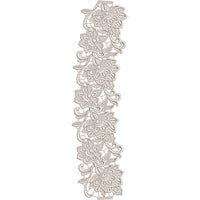 Floral Scroll Lace Trim Embroidery-N406320