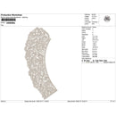 Floral Scroll Lace Collar Embroidery-N409266A