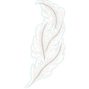 Elegant Feather Lace Embroidery-N606411