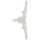 Floral Scroll Lace Corner Embroidery-N607568B