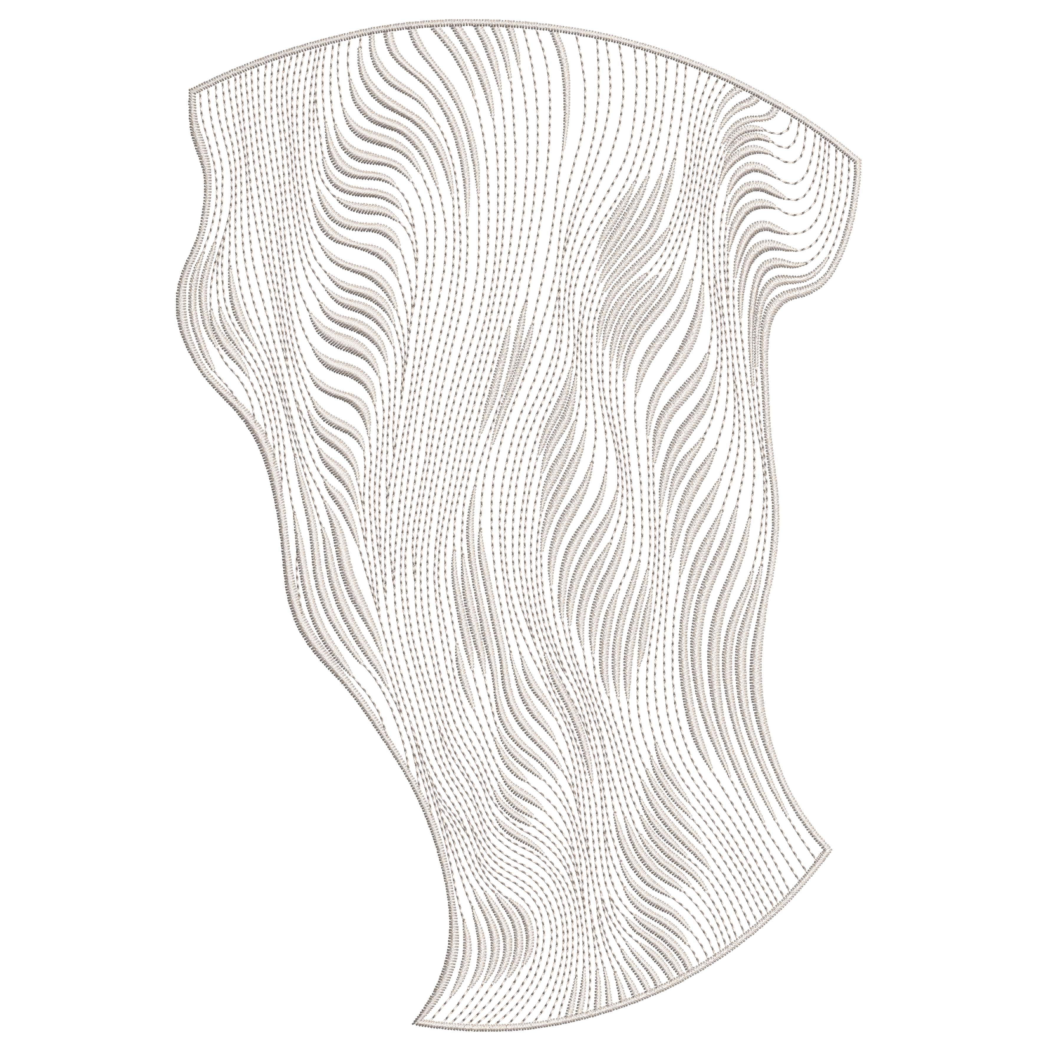 Flowing Wave Lace Embroidery-N608205