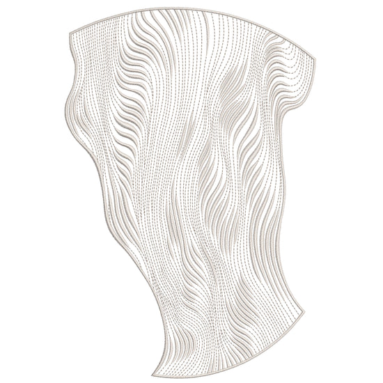 Flowing Wave Lace Embroidery-N608205