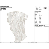 Flowing Wave Lace Embroidery-N608205