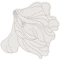 Lattice Feather Lace Embroidery-N609191