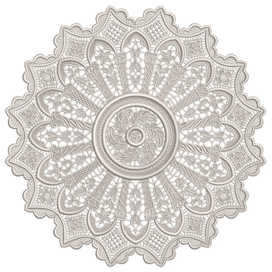 Mandala Lace Medallion Embroidery-N806567