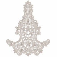 Paisley Scroll Lace Applique Embroidery-N806711