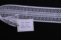 LaceCraze Diamond Lattice Vertical Bar Lace Ribbon