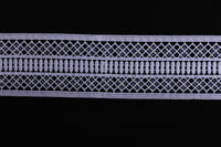 LaceCraze Diamond Lattice Vertical Bar Lace Ribbon