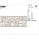 Organic-Patterned Lace Trim Embroidery-SX0093